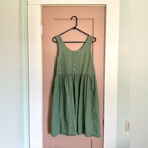 Notperfectlinen Midi Mama Dress Small